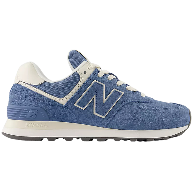 Side of New Balance Women's 574 Lifestyle Shoe in New Spruce
