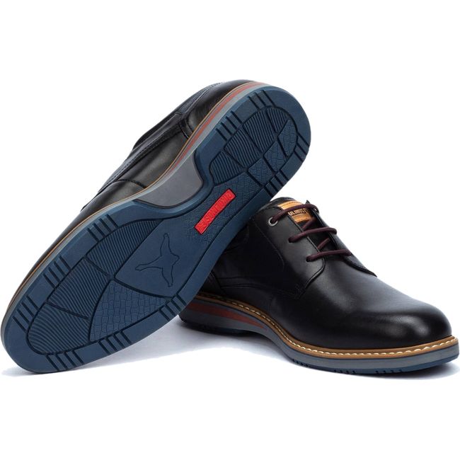 Pikolinos Men's Avila Tie Dress Shoe M1T-4050 BLACK