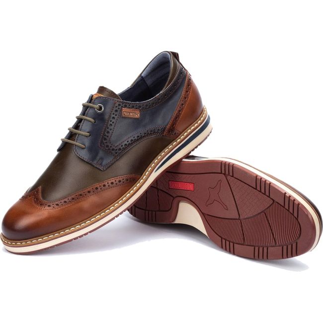 Pikolinos Men's Avila Tie Dress Shoe M1T-4191C1 BRANDY