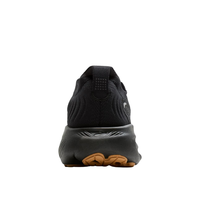 Heel of Brooks Men's Adrenaline GTS 25 Running Shoe in Black and Biscuit Tan