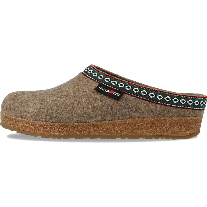 Haflinger Women’s GZ Clog in Earth, inside view