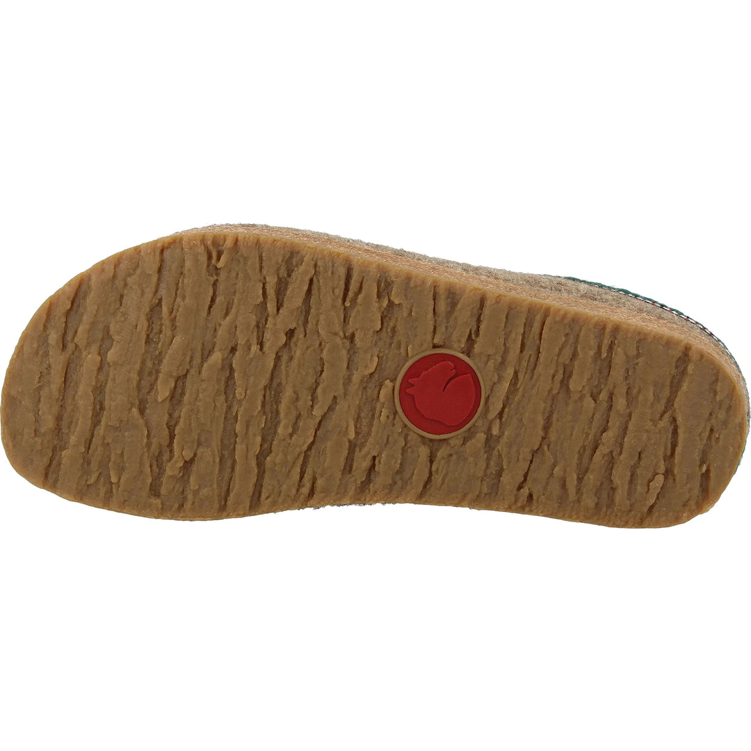 Haflinger Women’s GZ Clog in Earth, outsole