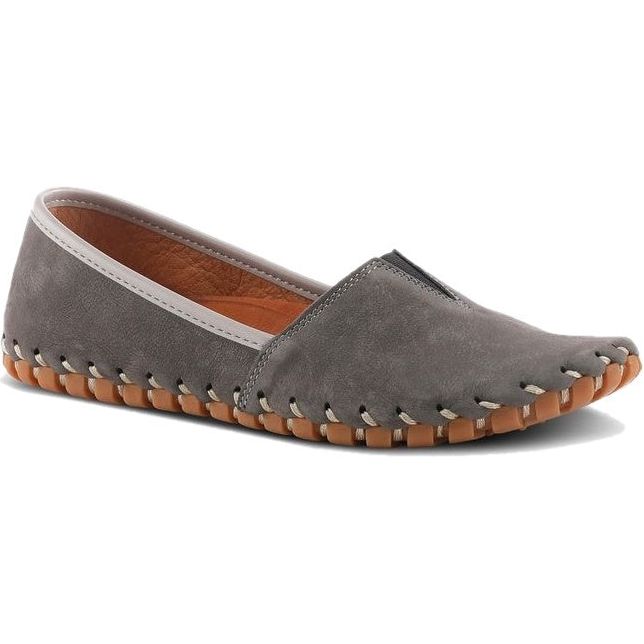 Spring Step Women's Kathaleta Flat Grey Suede
