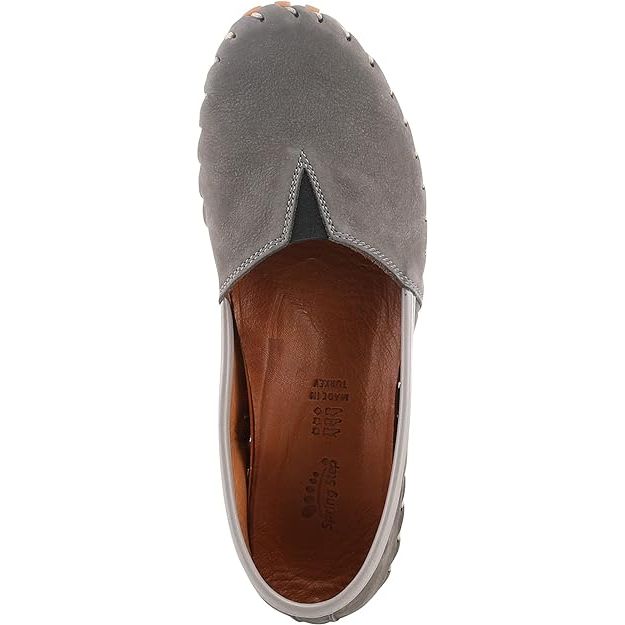 Spring Step Women&#39;s Kathaleta Flat Grey Suede