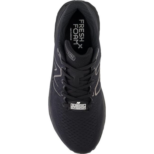 New Balance Women's EVOZ V3 Slip Resistant Shoe Black WEVOZSR3