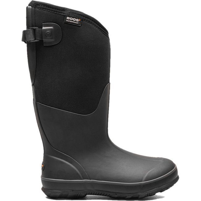 Bogs Women&#39;s Classic Tall Adjustable Calf Waterproof Boot Black 72851-001