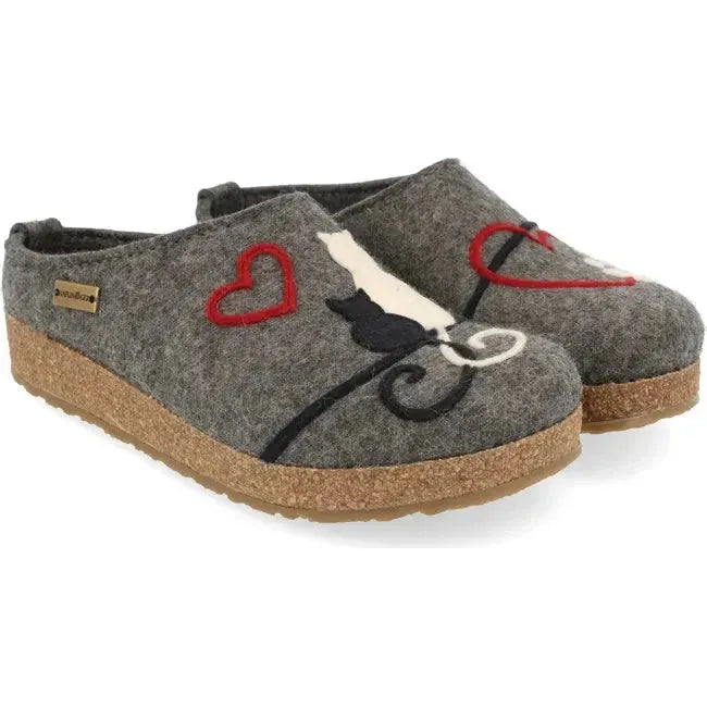 Halfinger Women&#39;s Minici Clog Grey 731090-4