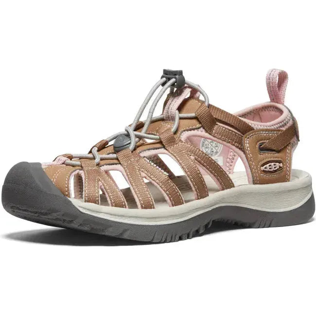 Keen Women&#39;s Whisper Toasted Coconut/Peach Whip Sandal 1027361