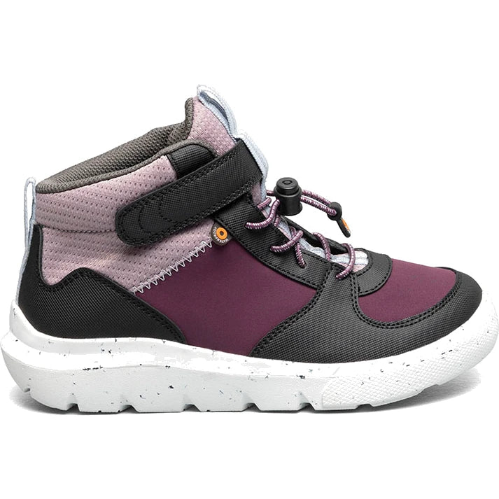 Side of Bogs Kids' Skyline Kicker Waterproof Shoe in Purple