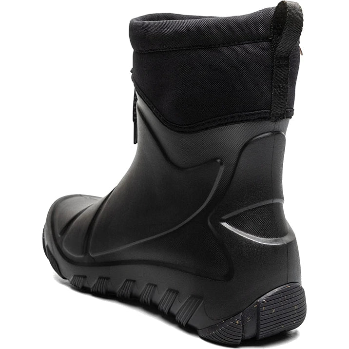 Heel of Bogs Unisex Boga Boot Mid in Black