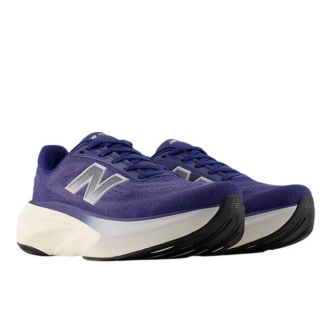 Angled Pair of New Balance Women's Fresh Foam X More V6 Running Shoe in Blue Oyster