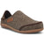 Front angled view of Women's Taos Convertawool House Slipper in brown olive wool