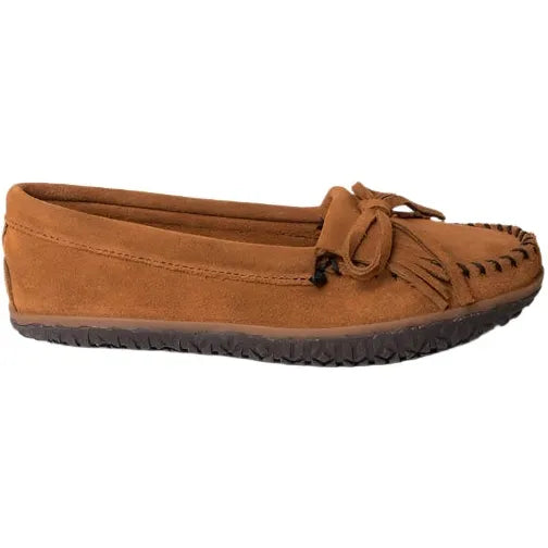 Minnetonka Women's Kilty Tread Moccasin Brown 372A