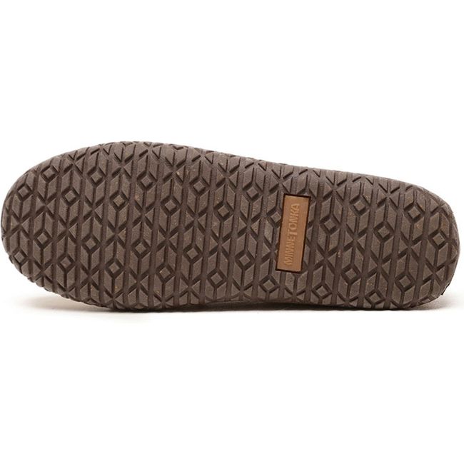 Minnetonka Men's Tie Tread Moccasin Brown 793A