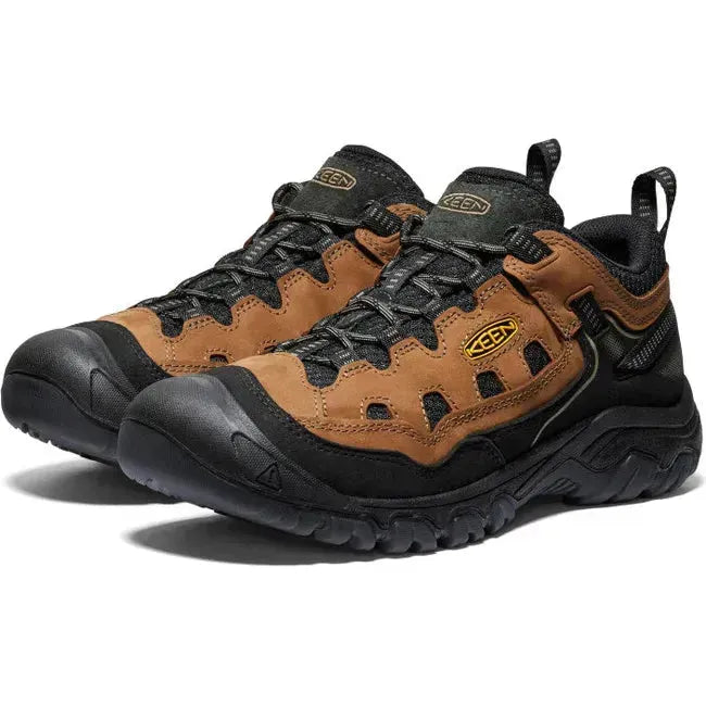 Keen Men's Targhee IV Vented Hiking Shoe Bison/Golden Yellow 1028998