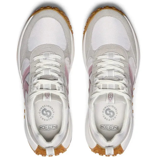 Top down view of Women's Keen KS86 Sneakers in Alloy Toadstool colorway