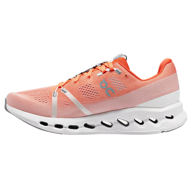 On Running Women's Cloudsurfer Running Shoe Flame/White 3WD10441204
