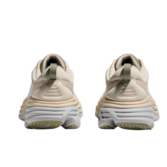 Hoka Men's Bondi 8 Running Shoe Oak Milk/Barley 1123202/1127953-OKB