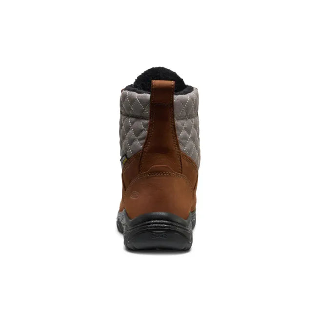 Heel of Keen Women's Greta II Waterproof Boot in Bison Brown