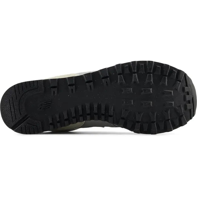 Black sole of Unisex New Balance 574 Lifestyle Shoe in Slate Grey