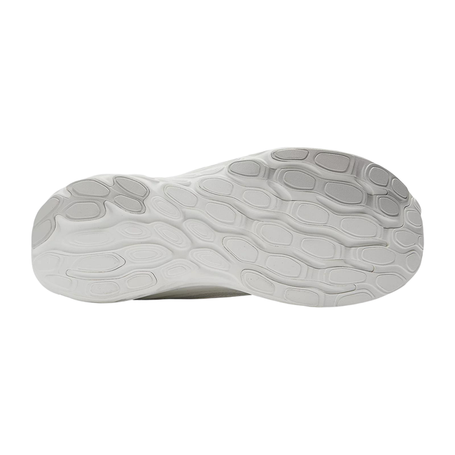 New Balance Men's Fresh Foam 1080 V13 Running Shoe White/Light Silver Metallic M1080W13