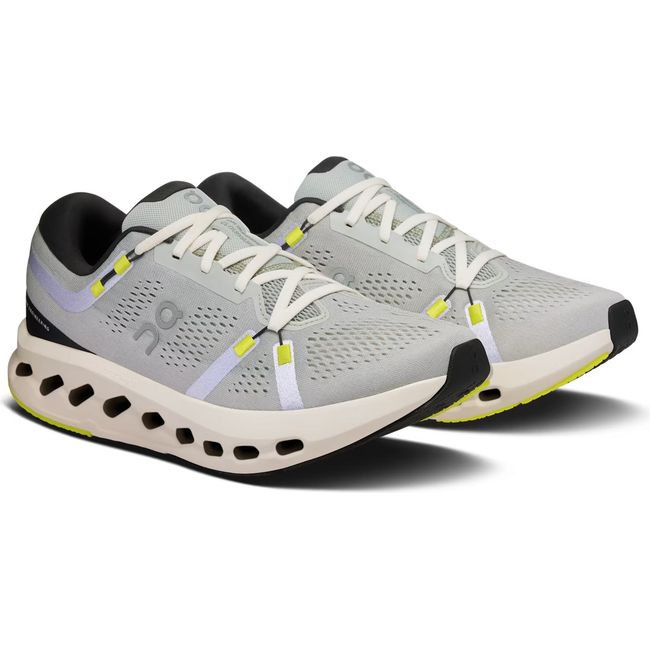 Pair of On Running Men's Cloudsurfer 2 Running Shoes in glacier grey