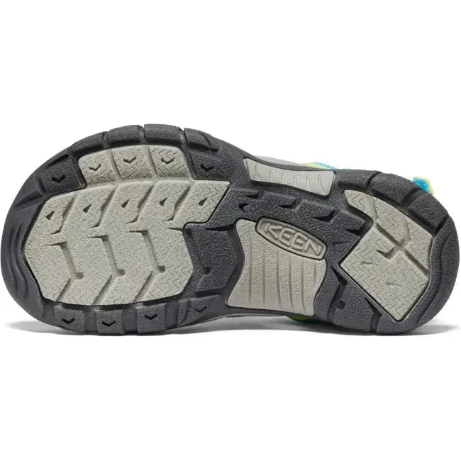 Keen Kids&#39; Newport H2 Blue Atoll/Daiquiri Green Sandal 1028612