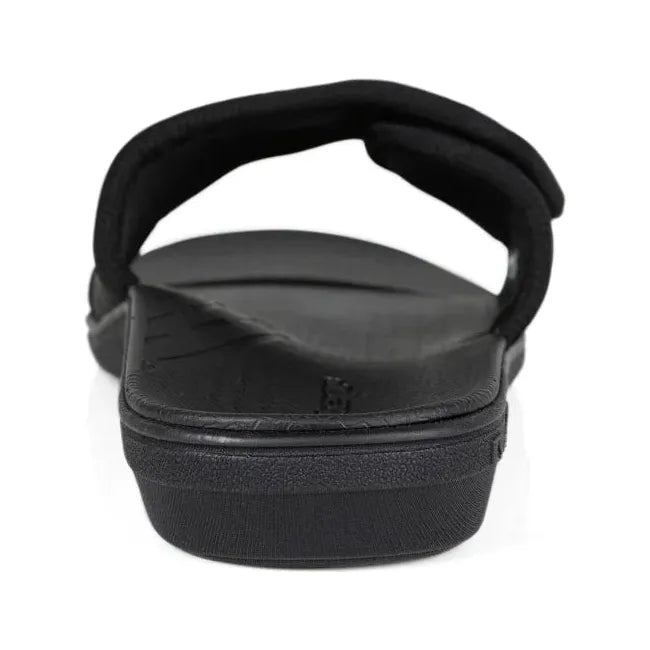 Heel of Men&#39;s PowerStep Archwear Slide Sandal in Black