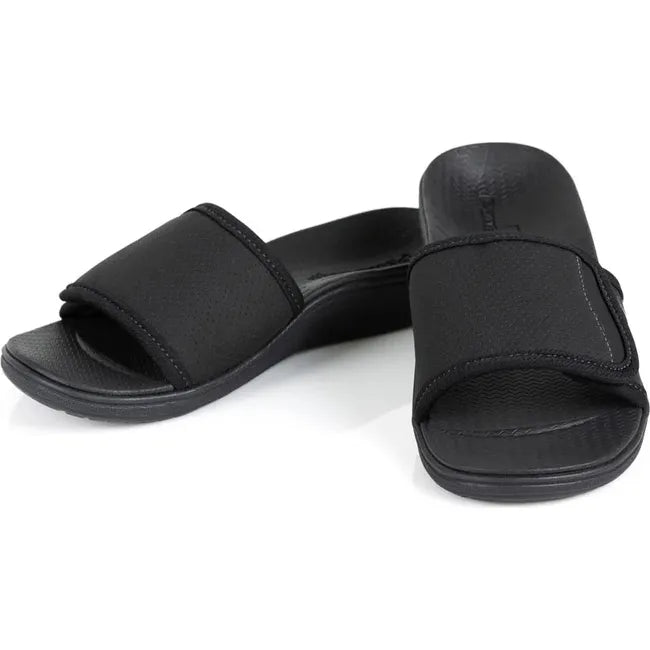 Pair of Women&#39;s PowerStep Archwear Slide Sandal in Black