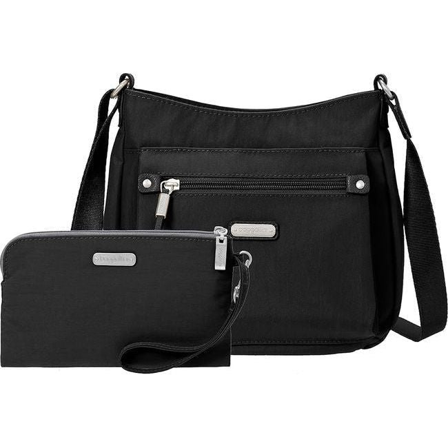 Baggallini Uptown Bag With RFID Phone Wristlet Black UPB287B0002