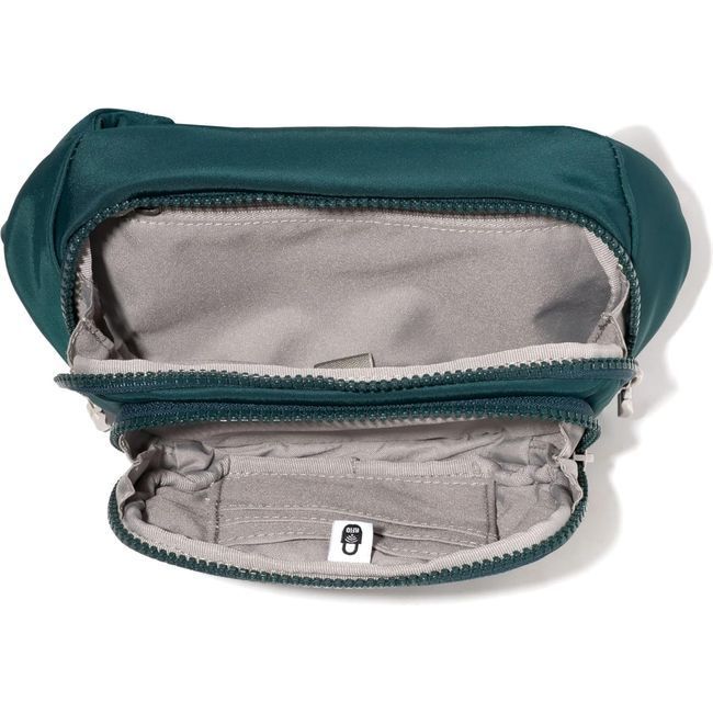 Baggallini On The Go Belt Bag Waist Pack Emerald Twill BBW906B1090