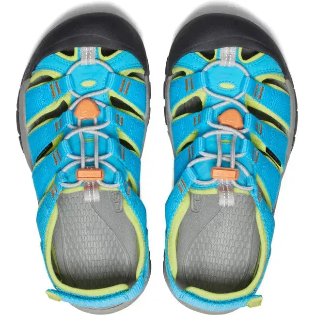 Keen Kids&#39; Newport H2 Blue Atoll/Daiquiri Green Sandal 1028612