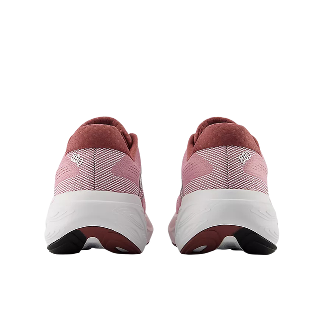 Heels of New Balance Women's Fresh Foam X 880 V15 Running Shoes in Washed Burgundy 