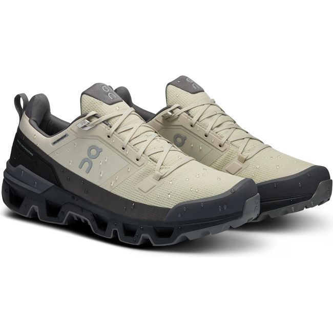 On Running Women's Cloudwander Waterproof Hiking Shoe Sand/Black 73.97667