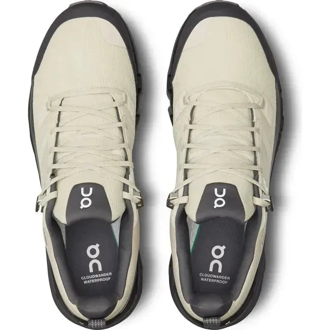 On Running Men's Cloudwander Waterproof Hiking Shoe Sand/Black 73.97668