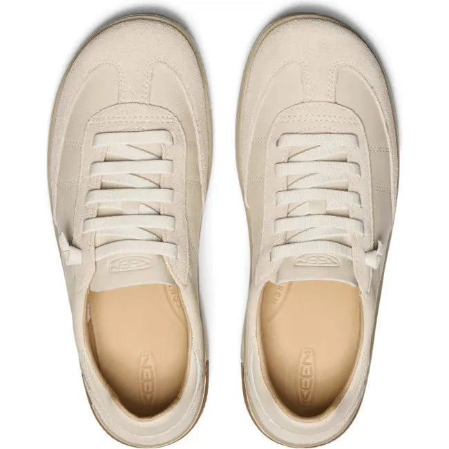 Upper of Men's slip on KEEN KNX T-Toe Sneaker in Birch Plaza Taupe