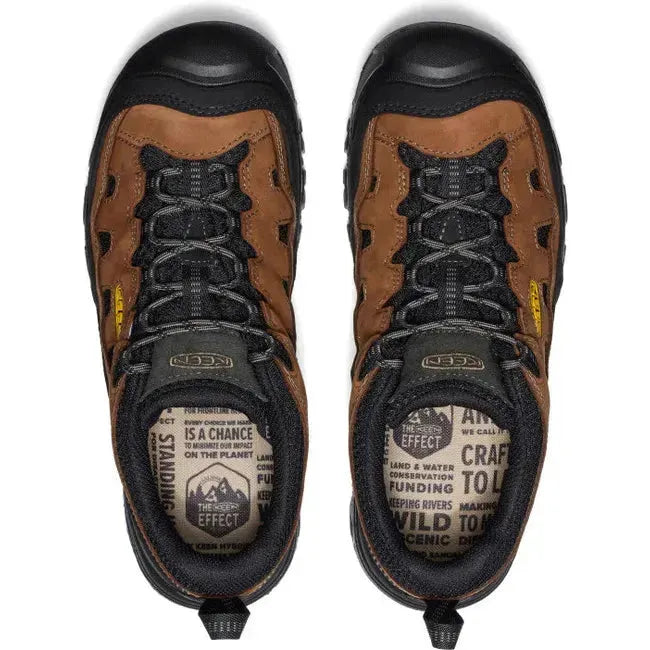 Keen Men's Targhee IV Vented Hiking Shoe Bison/Golden Yellow 1028998