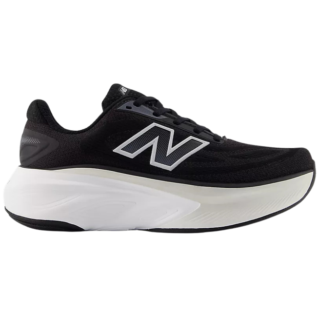 Side of New Balance Women's Fresh Foam X More V6 Running Shoe in Black