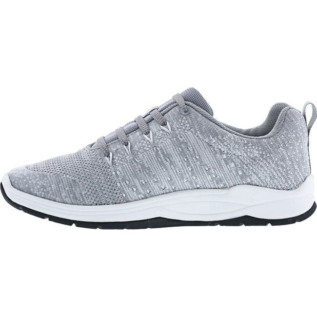 Drew Women's Galaxy Shoe Grey/White Stretch Knit Fabric 10826-43