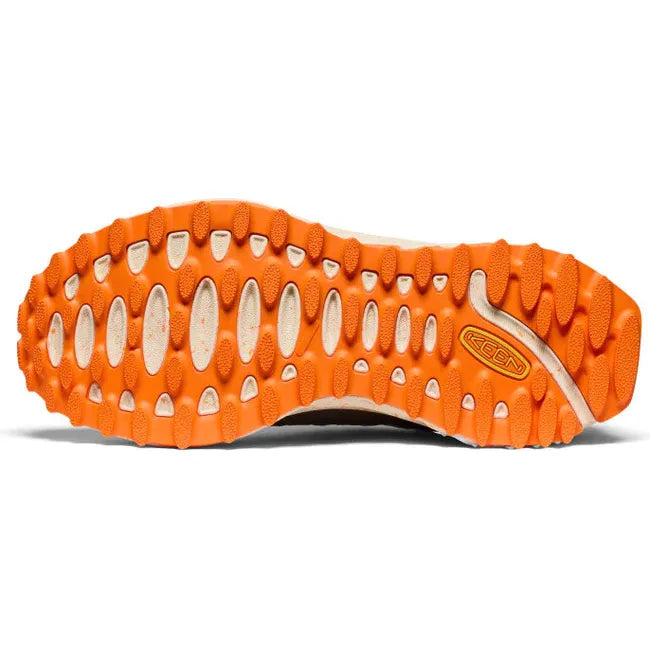 Sole of Men&#39;s Keen Zionic Waterproof Hiking Shoe in Brindle Bright Marigold