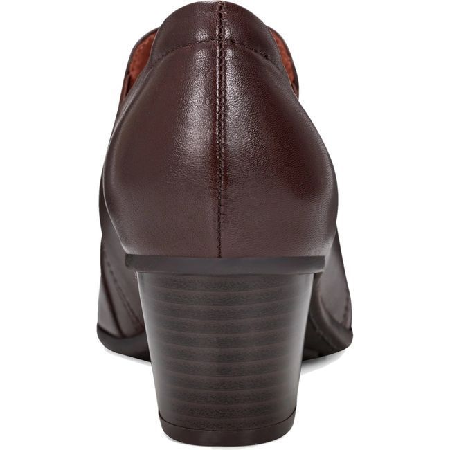 Cobb Hill Women's Winny Slip On Heel Dark Brown CWINNY DBR01