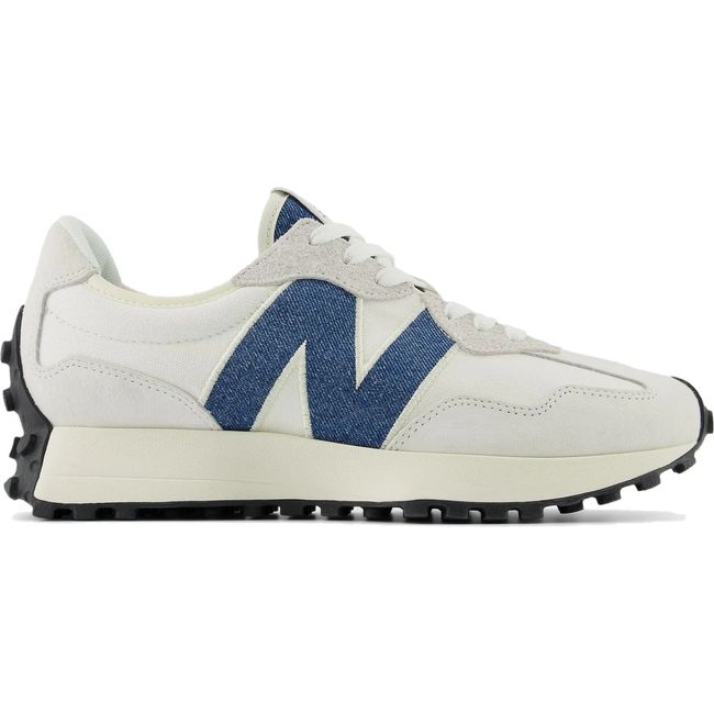 Lateral side of Women's New Balance 327 Lifestyle Shoe in Reflection Blue Heron
