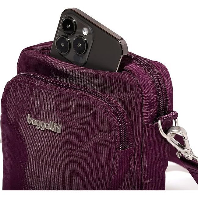 Baggallini Modern Everywhere Explorer Cross Body Bag Mulberry ENS832B1079