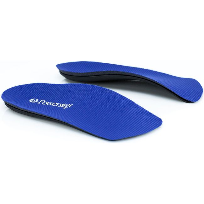 Pair of Unisex PowerStep Slimtech 3/4 Orthotic Insoles