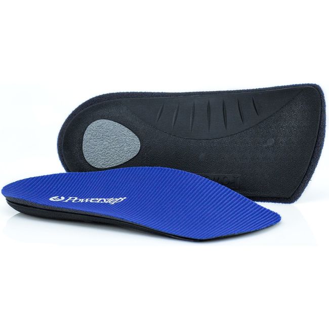 Upper and sole of Unisex PowerStep Slimtech 3/4 Orthotic Insoles