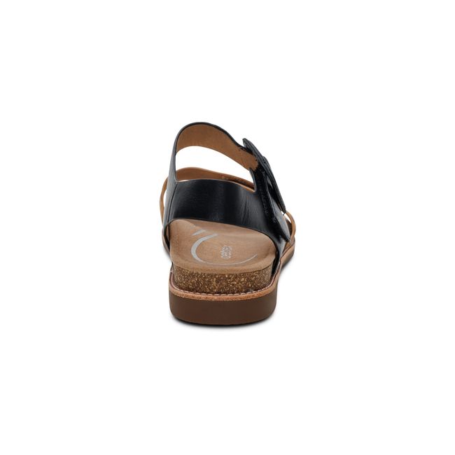 Rear heel view of Aetrex Women&