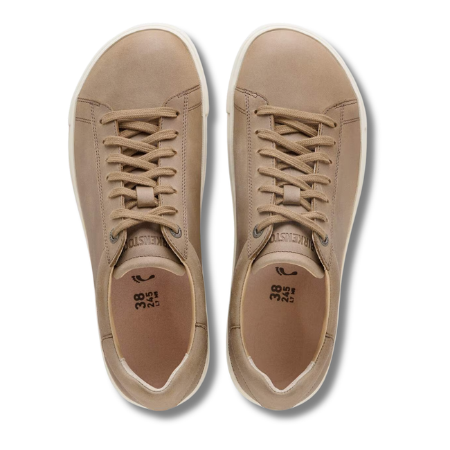 Top of Birkenstock Unisex Bend Low Sneaker in Tobacco Brown