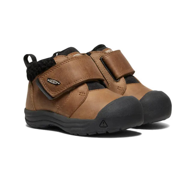 Pair of Keen Infant Kids' Kootenay IV Mid Boots in Toasted Coconut Brown Vapor
