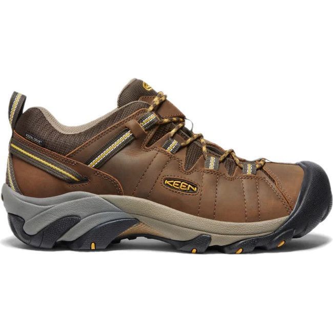 Keen Men&#39;s Targhee II Waterproof Shoe Cascade Brown/Golden Yellow 1008417