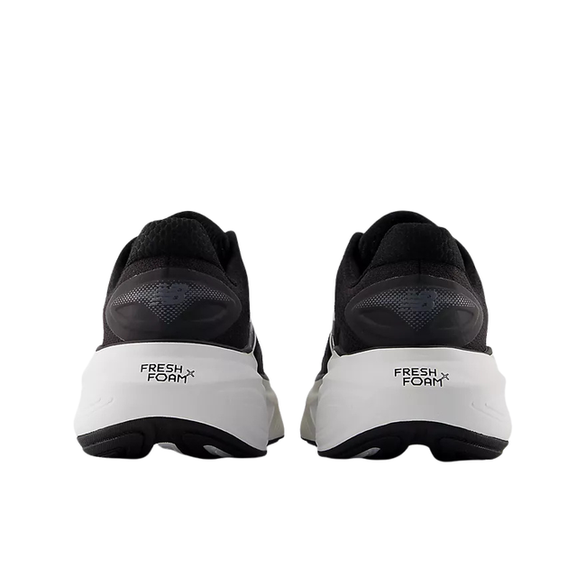 Heels of New Balance Women's Fresh Foam X More V6 Running Shoe in Black